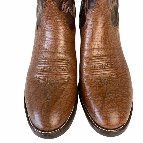 Vintage Texas Brand Boots Genuine Leather 11 1/2 - Picture 8 of 16